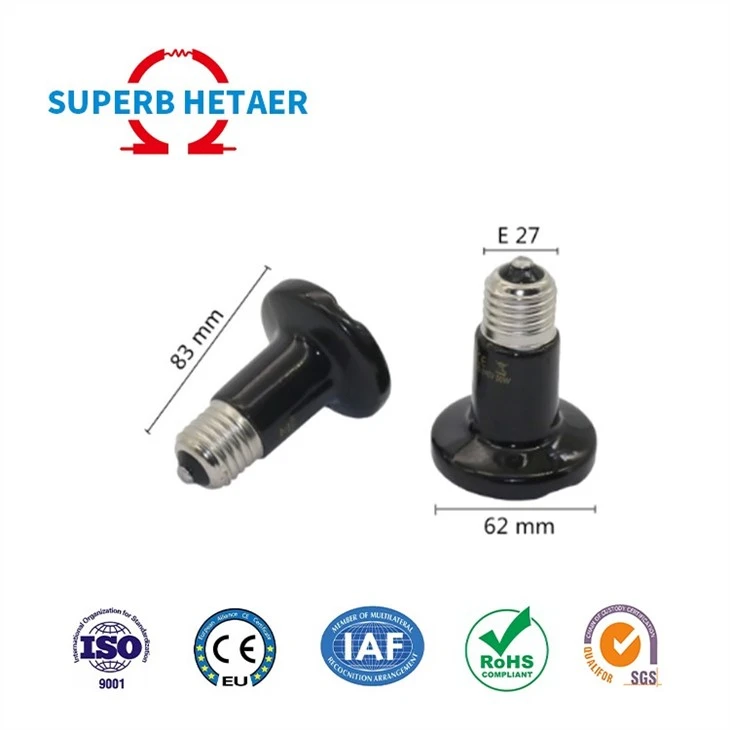Ceramic Infrared Heating Lamp Heater For Poultry