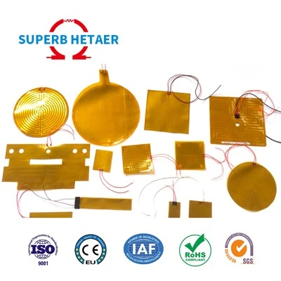 12v Gwresogi Diwydiannol Gwresogydd Polyimide Kapton