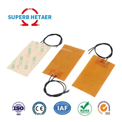 6V 12V 24v Gwresogydd Kapton Ffilm Polyimide Hyblyg
