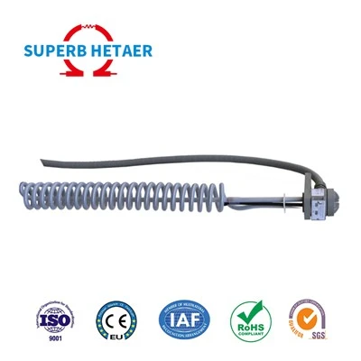 Diwydiannol PTFE Trochi Gwresogydd Ateb Asid-Sylfaen Gwresogydd PTFE Ar gyfer Electroplating Bath