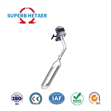 Gwresogydd Trochi Siâp Coil PTFE