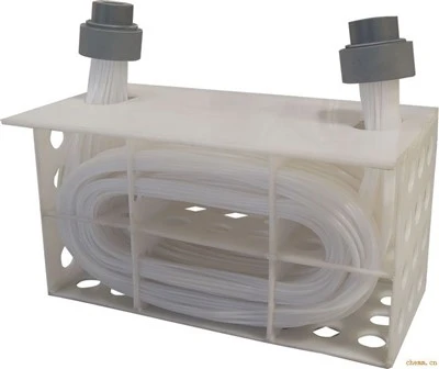 Cyfnewidydd Gwres Fflworoplastig Gwrthcyrydol (FEP/PTFE/PFA).